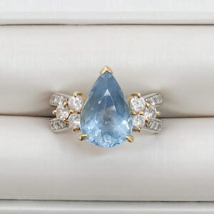 アクアマリンリング 3.7ct