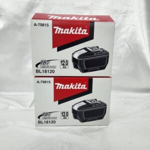 マキタ リチウムイオンバッテリー BL18120 2点
