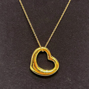 ティファニー オープンハートペンダント