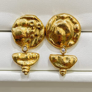 ダイヤモンドピアス K18