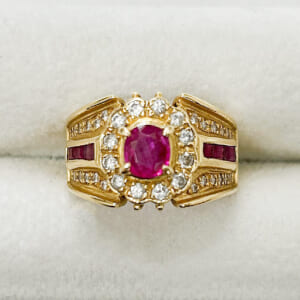 ルビーリング 0.52ct