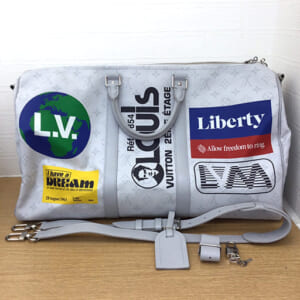 ルイヴィトン モノグラム ロゴ キーポルバンドリエール50 M44643