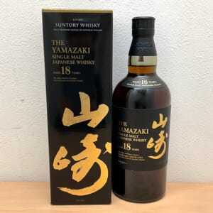 山崎 18年 シングルモルト ホログラムシール有 山崎(QRコード)シール付