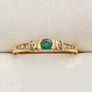 エメラルドリング 0.2ct