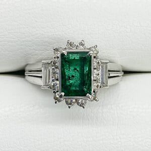 エメラルドリング 0.75ct