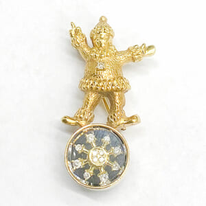 ダイヤモンドブローチ 0.16ct