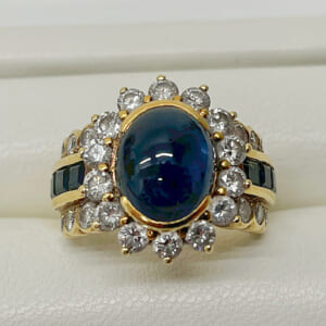 サファイアリング 5.90ct
