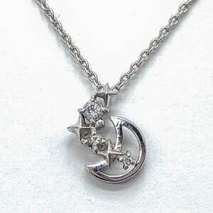 ダイヤモンドネックレス K18