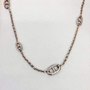 エルメス シェーヌダンクル ファランドールネックレス 80