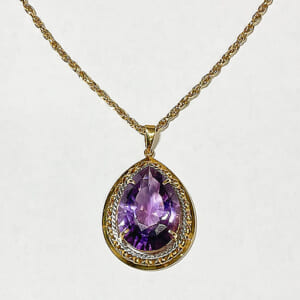 アメシストペンダント 24.3ct