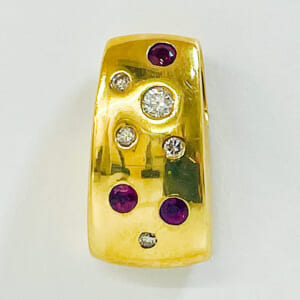 ダイヤモンドペンダントトップ K18