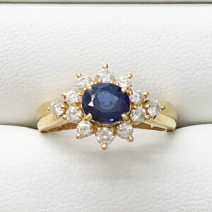サファイアリング 0.44ct