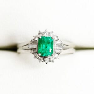 エメラルドリング PT900