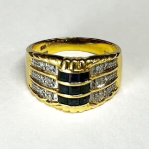 サファイアリング 0.68ct