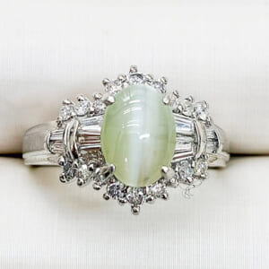 キャッツアイリング 1.58ct
