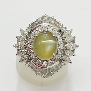 クリソベリルキャッツアイリング 3.10ct