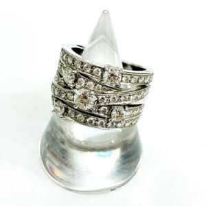 ハリーウィンストン ジオメトリック ファイブロウジオメトリックリング FRDPECRO-054