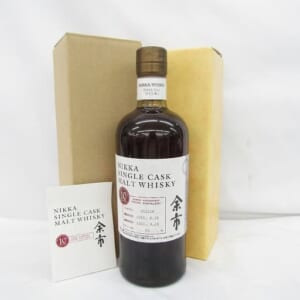 余市 シングルカスクモルト 10年  2010‐2020 箱/冊子付