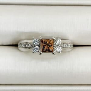 ブラウンダイヤモンドリング 0.927ct