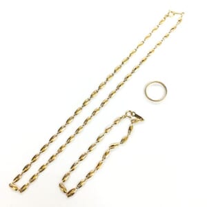 K18YG ネックレス など3点