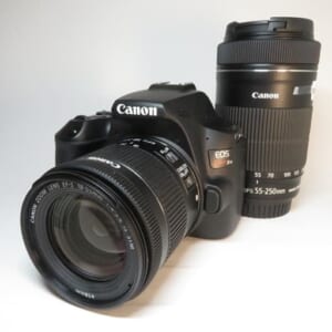 Canon キヤノン デジタル一眼レフカメラ EOS Kiss X10 ダブルズームキット 18-55mm 55-250mm 中古品
