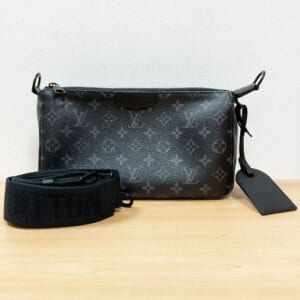 ルイヴィトン モノグラムエクリプス ポシェットアクセソワールXL M11741 中古品