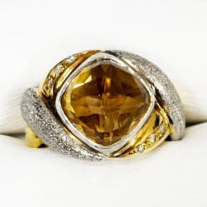 シトリンリング 5ct