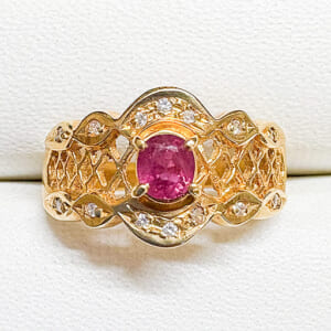 ルビーリング 0.3ct