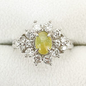 キャッツアイリング 1.01ct