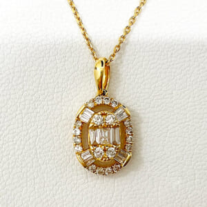 ダイヤモンドネックレス 0.41ct