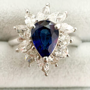 サファイアリング 0.78ct