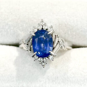 サファイアリング 2.74ct