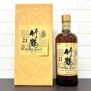 竹鶴 21年 ピュアモルト 箱有り(21年表記あり箱のみ)