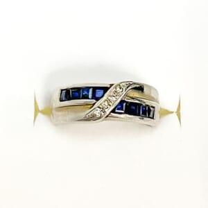 サファイアリング 0.73ct
