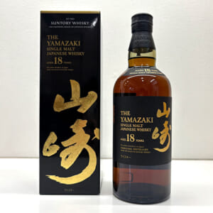 山崎 18年 シングルモルト ホログラムシール有 山崎(QRコード)シール付