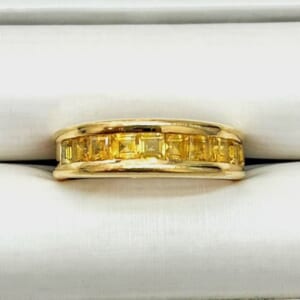 イエローサファイアリング 1.67ct