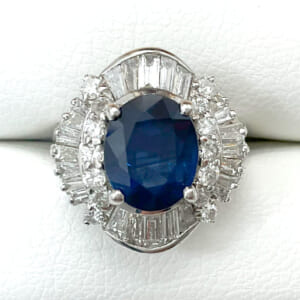 サファイアリング 3.64ct