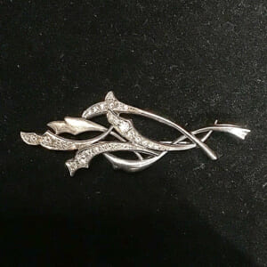 ダイヤモンドブローチ 0.650ct