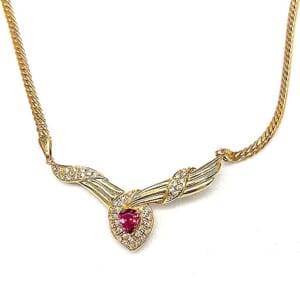 ルビーネックレス 0.81ct