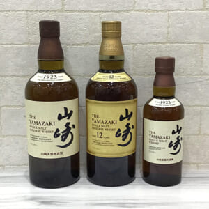 山崎 12年 シングルモルト ホログラムシール有 など3点