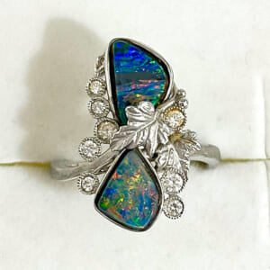 ボルダーオパールリング 2.43ct