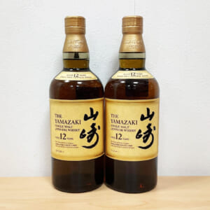 山崎 12年 シングルモルト ホログラムシール有 など2点