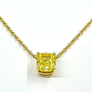 ティファニー イエローダイヤモンドペンダント 1.02ct