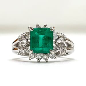エメラルドリング 1.442ct