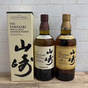 山崎 12年 シングルモルト など2点