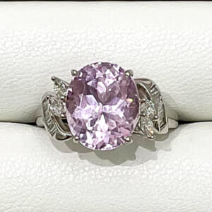 クンツァイトリング 6.490ct
