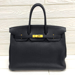 エルメス バーキン 35 トリヨンクレマンス 黒 ゴールド金具
