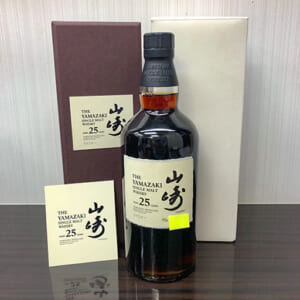 山崎 25年 シングルモルト 旧型 箱ダメージ有