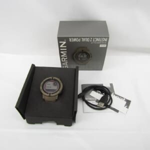 GARMIN ガーミン タフネスGPSウォッチ Instinct 2 Dual Power Tactical Edition 010-02627-44 Coyote Tan 中古品