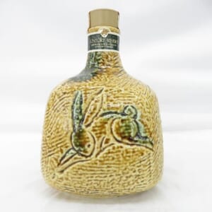 山崎 12年 黄瀬戸卯文方形瓶